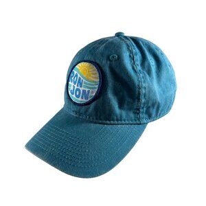 Ron Jon Surf Shop Adjustable Beach Hat Baseball Cap Faded Blue Denim Summer